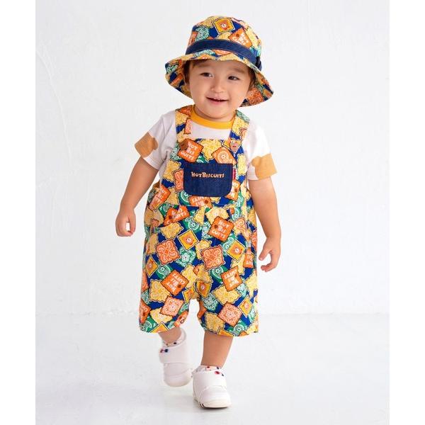 サロペット オーバーオール バンダナ柄 オーバーオール キッズ 子供服 男の子 女の子