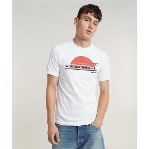 tシャツ Tシャツ メンズ SUNRISE SLIM T-SHIRT/グラフィックプリントTの商品画像