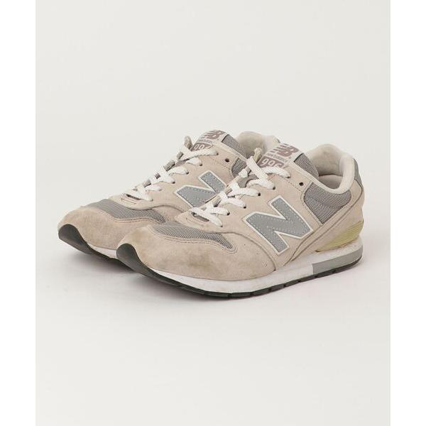 「New Balance」 ローカットスニーカー 24cm ベージュ レディース