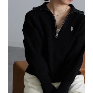 「U.S. POLO ASSN.」 長袖ニット LL ブラック レディース｜zozo