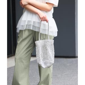 バッグ ハンドバッグ レディース 「追加」「BAGMATI/バグマティ」METALIC BAG：マクラメバッグ｜zozo