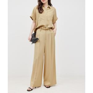 ROPE'（ロペ） パンツ センタープレスギャバタックパンツ レディース