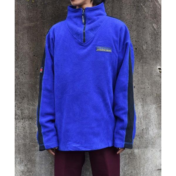 「ヴィンテージ古着」90's TOMMY HILFIGER/トミーヒルフィガー ロゴ ハーフジップ ...
