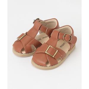 サンダル 合皮サンダル キッズ 子供 男の子の商品画像