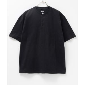 tシャツ Tシャツ メンズ GOOD CREW USコットンヘンリーネック半袖Tシャツ｜zozo