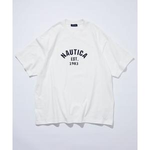 tシャツ Tシャツ メンズ NAUTICA/ノーティカ Felt Patch Arch Logo S/S Tee/フェルトパッチ アーチロゴ ショート