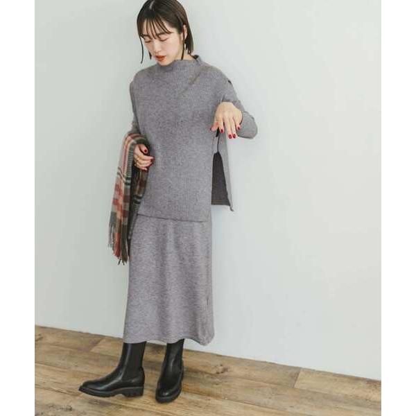 「ITEMS URBANRESEARCH」 コンビワンピース FREE グレー レディース