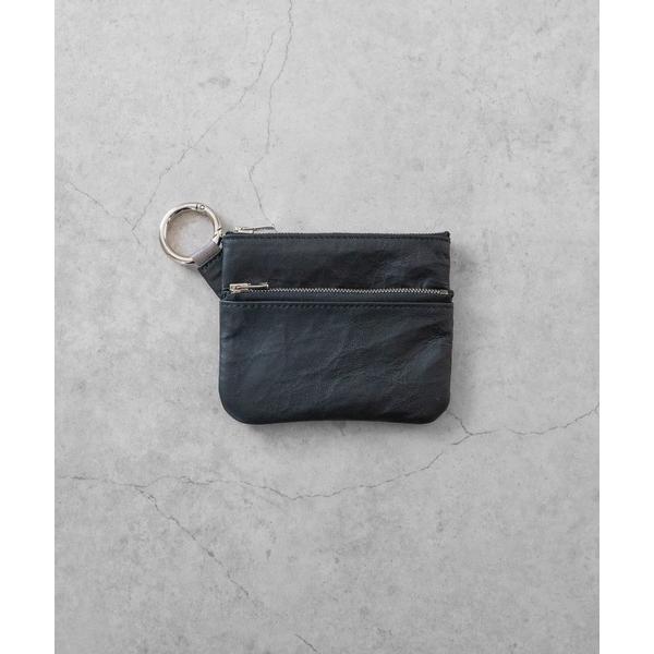 ポーチ Dyneema(R)  Leather W ZIP POUCH / 超軽量ダイニーマレザーダ...