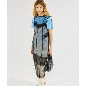 MAISON SPECIAL（メゾンスペシャル） キャミソール Lace Docking Satin