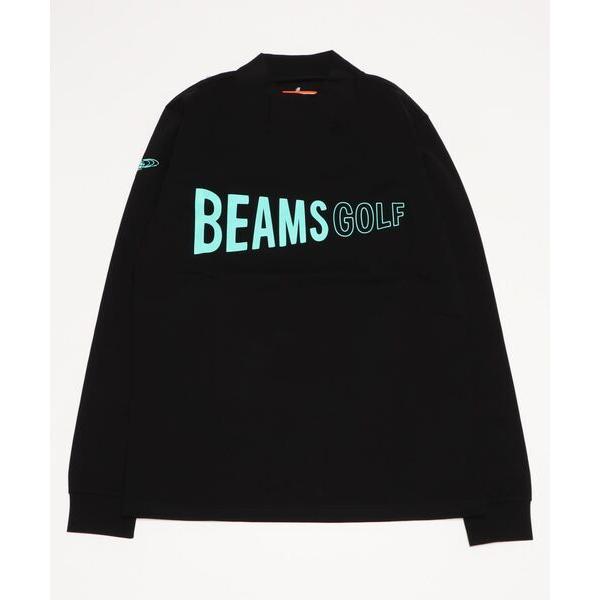 メンズ 「BEAMS GOLF」 長袖Tシャツ X-LARGE ブラック