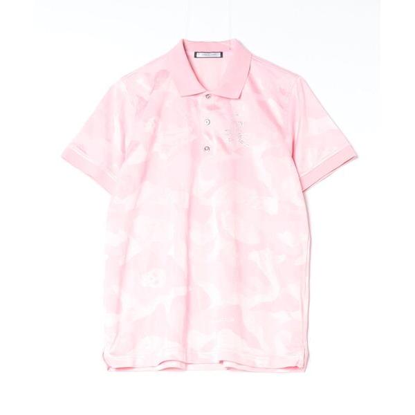 「MARK &amp; LONA」 半袖ポロシャツ 48 ピンク メンズ