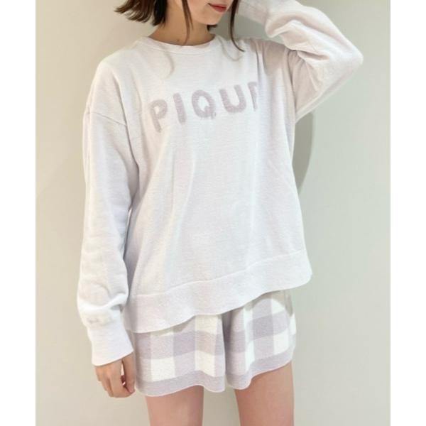 「gelato pique」 ニットショートパンツ ONE SIZE パープル レディース