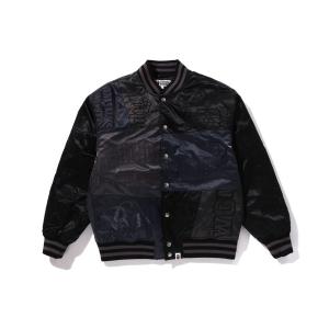 ジャケット スタジャン メンズ PATCHWORK VARSITY JACKET｜zozo