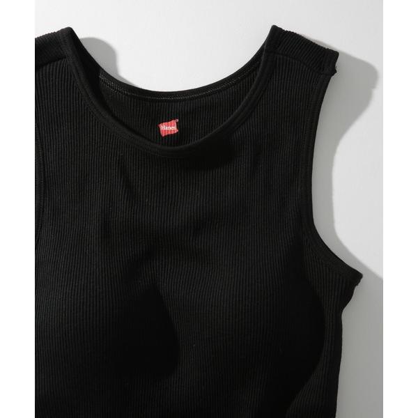 タンクトップ ノースリーブ 「Hanes」ブラ　アメリカンスリーブ HW2-Z101 レディース