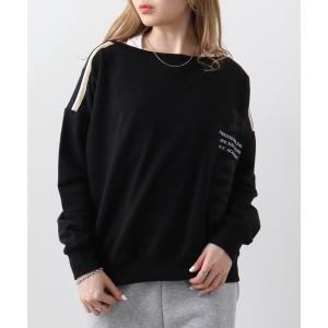 トレーナー スウェット インナー付きスウェット（トップスセット） レディース