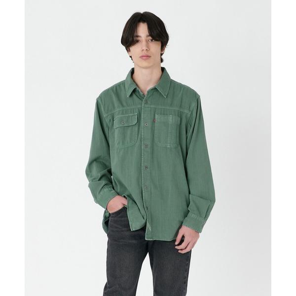 シャツ ブラウス メンズ Levi&apos;s/リーバイス ワーカーシャツ グリーン FOREST GARM...