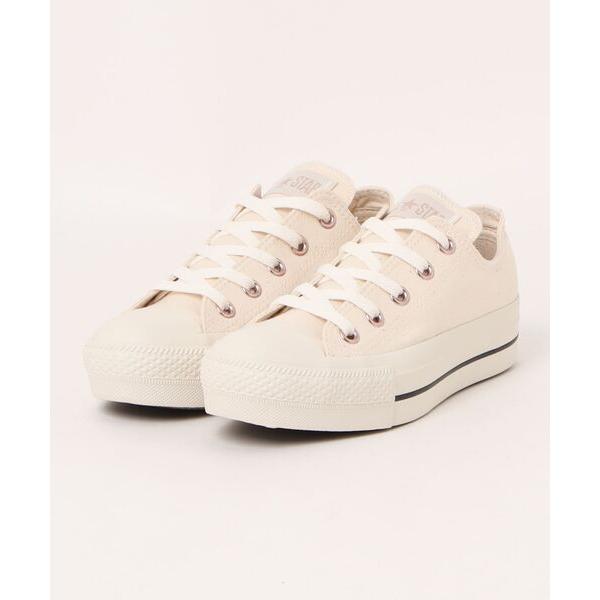 「CONVERSE」 ローカットスニーカー 5.5 キナリ レディース