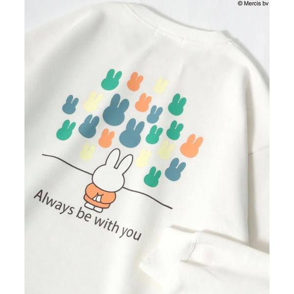 「Miffy」 スウェットカットソー M ホワイト系その他3 レディース