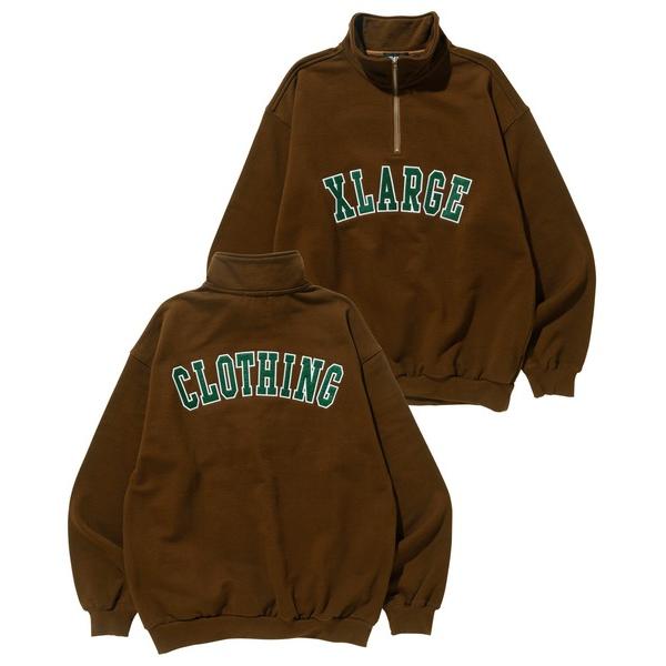 「XLARGE」 スウェットカットソー X-LARGE ブラウン メンズ