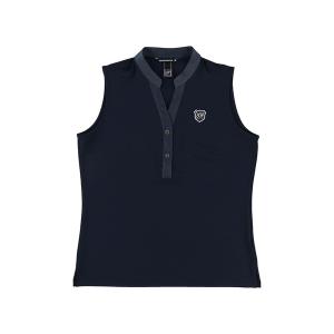 WOMENS ストレッチピンメッシュ ノースリーブシャツ レディース
