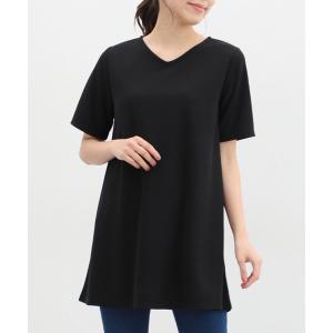 レディース tシャツ Tシャツ Ｖネックチュニック｜zozo