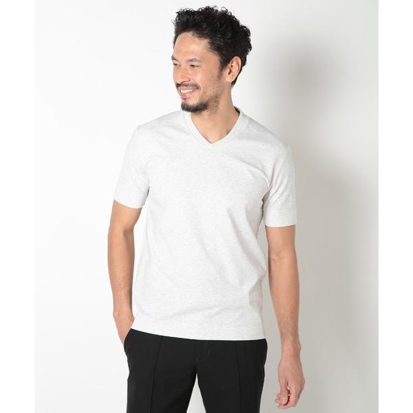 tシャツ 「ACTIVE TAILOR」COOL TOUCH シルケットスムースVネックT「接触冷感...