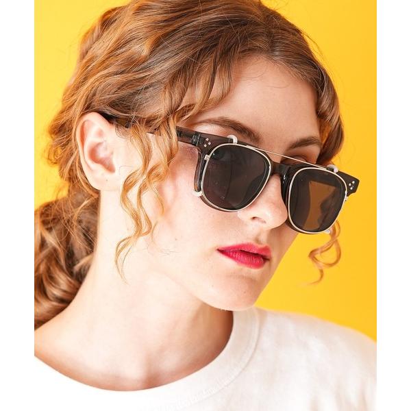 サングラス an meets zakka 2WAYウェリントンサングラス メンズ レディース