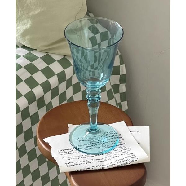 タンブラー Aqua Blue wine glass
