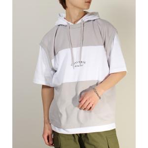 tシャツ Tシャツ メンズ 「CONVERSE/コンバース」鹿の子モックネックレイヤード｜zozo