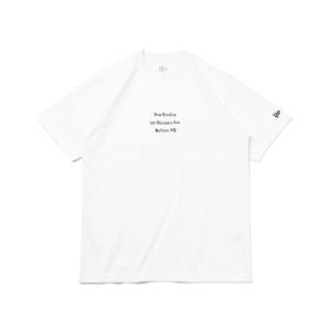 メンズ tシャツ Tシャツ 「NEW ERA」 半袖 パフォーマンス Tシャツ Old English ホワイト レギュラーフィットの商品画像