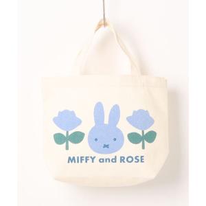 レディース エコバッグ バッグ 「 miffy 」 ディック・ブルーナ マチ付バッグ ローズ｜zozo