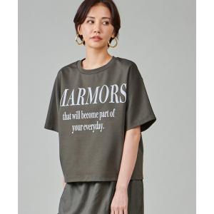 tシャツ Tシャツ レディース 「marmors」ponch logo t-shirt