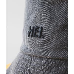 メンズ 帽子 ハット 「MEI/メイ」 BUCKETHAT PIGMENT/バケットハット ピグメント加工｜zozo