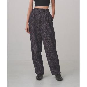 スラックス LOOP TWEED TAPERED PANTS メンズ レディース