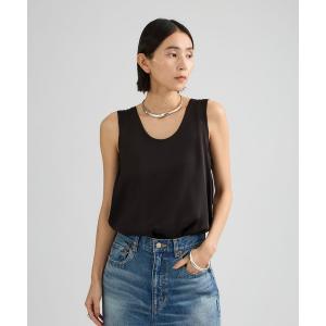 ブラウス シャツ Chaos(カオス)/「4/10金子綾さんYouTube紹介」シルシャーノースリーブ　「セットアップ可」 レディース