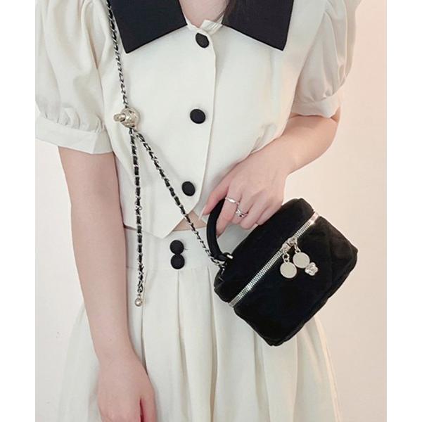 ショルダーバッグ バッグ キルティングバニティショルダー/ハンドバッグ レディース