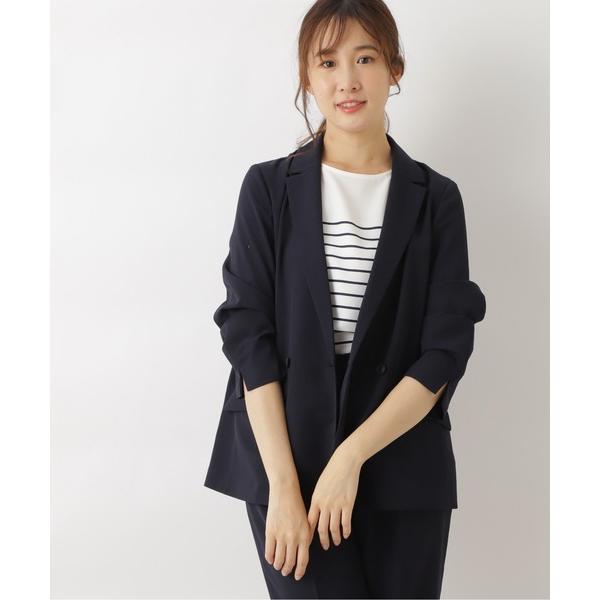 レディース 「NATURAL BEAUTY BASIC」 テーラードジャケット MEDIUM ネイビ...