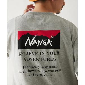 tシャツ Tシャツ メンズ 「NANGA ｘ relume」別注 BELIEVE IN YOUR ADVETURES プリントT