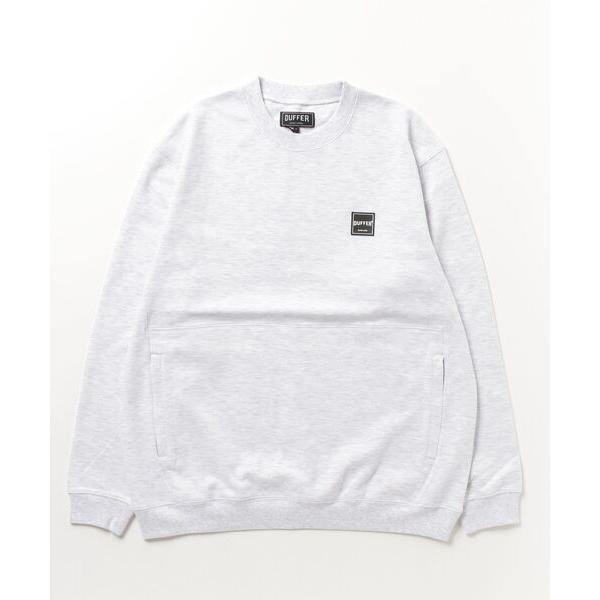 「The DUFFER of ST.GEORGE」 長袖Tシャツ SMALL ライトグレー メンズ