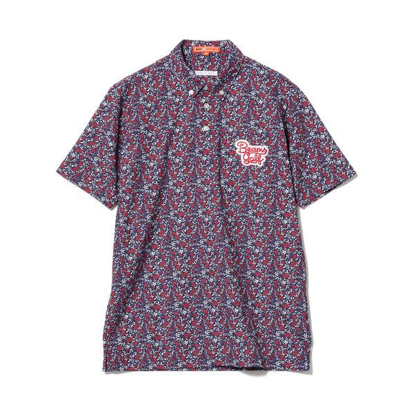 「BEAMS GOLF」 半袖ポロシャツ SMALL ネイビー メンズ