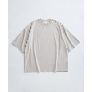 tシャツ Tシャツ メンズ 「新色追加」「Albini/アルビニ」オーガニック ポンチ ドロップショルダー ビッグ Tシャツ