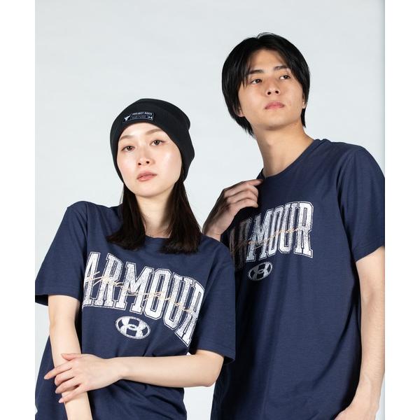 tシャツ Tシャツ メンズ UAパフォーマンスコットン ノベルティ ショートスリーブTシャツ（トレー...