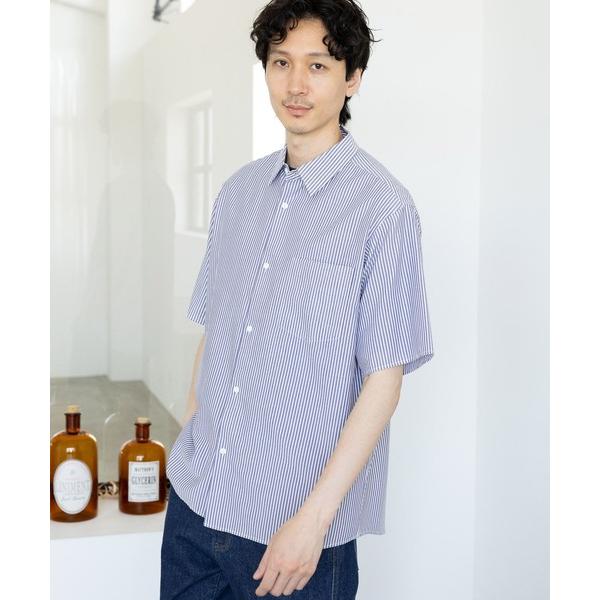 シャツ ブラウス メンズ サラサマ快適シャツ/レギュラーカラー/半袖/986832