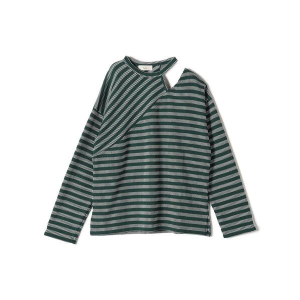 tシャツ 「SHIPS別注」Loro:「洗濯機可能」ボーダー 2WAY トップス レディース