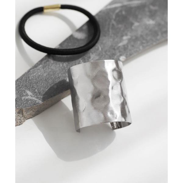 ヘアゴム クラフト調メタルポニーフック