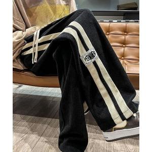 パンツ 「WARAIJOGO」サイドラインコーデュロイパンツ メンズ