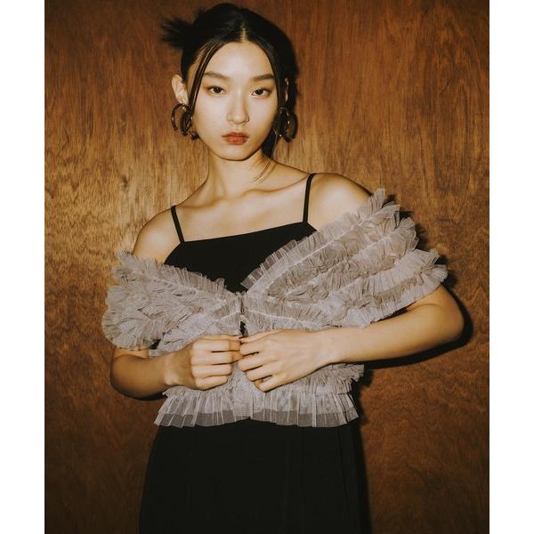 パンツドレス チュールベストオールインワンドレス / tulle vest all in one d...