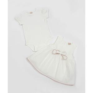 ベビー リボンつきワンピースセットの商品画像