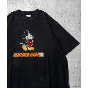 tシャツ Tシャツ メンズ FREAK’S STORE/フリークスストア DISNEY/ディズニー ミッキーマウス フロッキープリント ショートスリー