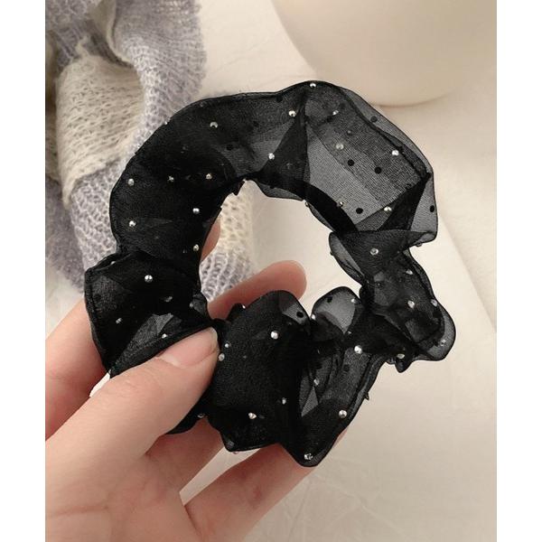 シュシュ シュシュ キラキラ 韓国風 ヘアゴム